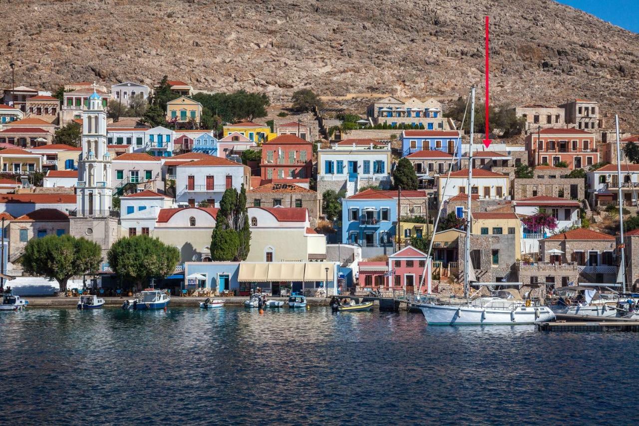 Rosalia Apartments Chalki Town Exterior photo